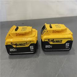 AS-IS - DEWALT 20V MAX XR Premium Lithium-Ion 5.0Ah Battery Pack (2 Pack)
