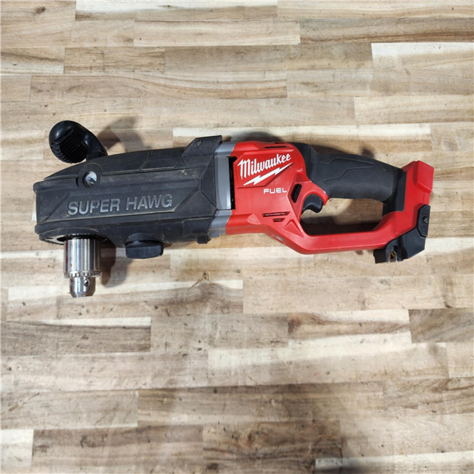 HOUSTON LOCATION - AS-IS Milwaukee FUEL 18V Lithium-Ion Brushless Cordless GEN 2 SUPER HAWG 1/2 in. Right Angle Drill (Tool-Only)