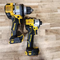 HOUSTON LOCATION - AS-IS (APPEARS LIKE NEW) DEWALT 20V MAX Lithium-Ion Cordless 2-Tool Combo Kit with (2) 4.0 Ah Batteries  Charger and Kit Bag