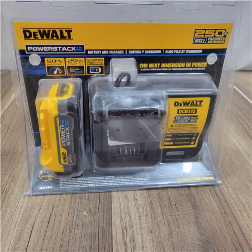 NEW! DEWALT DCBP034C 20V MAX Starter Kit with PowerStack Lithium-Ion Compact Battery and Charger