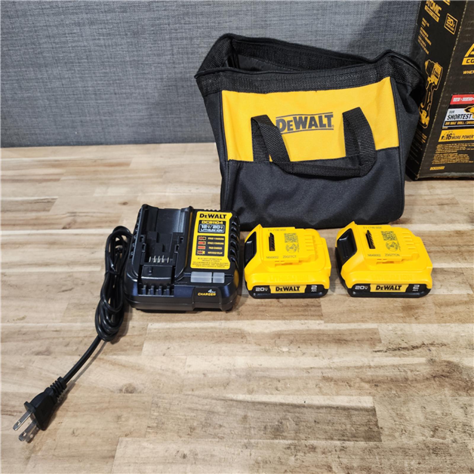 HOUSTON LOCATION - AS-IS DEWALT ATOMIC 20-Volt MAX Lithium-Ion Cordless Combo Kit