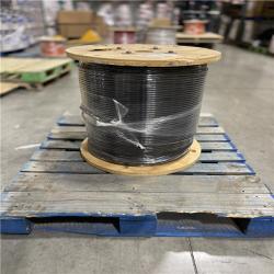 DALLAS LOCATION - AS-IS Southwire 2,500 ft. 1 Black Stranded CU SIMpull THHN Wire (SEE NOTES)