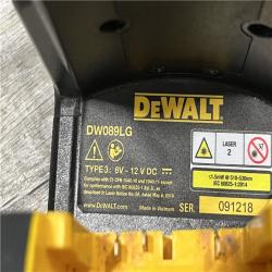 AS-IS DEWALT 12V MAX Lithium-Ion 100 ft. Green Self-Leveling 3-Beam 360 Degree Laser Level Kit
