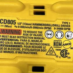 AS-IS Dewalt DCK449E1P1 20V MAX XR Brushless Lithium-Ion 4-Tool Combo Kit with (1) 1.7 Ah and (1) 5 Ah Battery