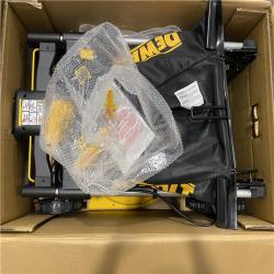 As-Is -DEWALT 2x20V MAX 21 in. Cordless Battery Powered Push Lawn Mower Kit with (2) 10 Ah Batteries and Chargers