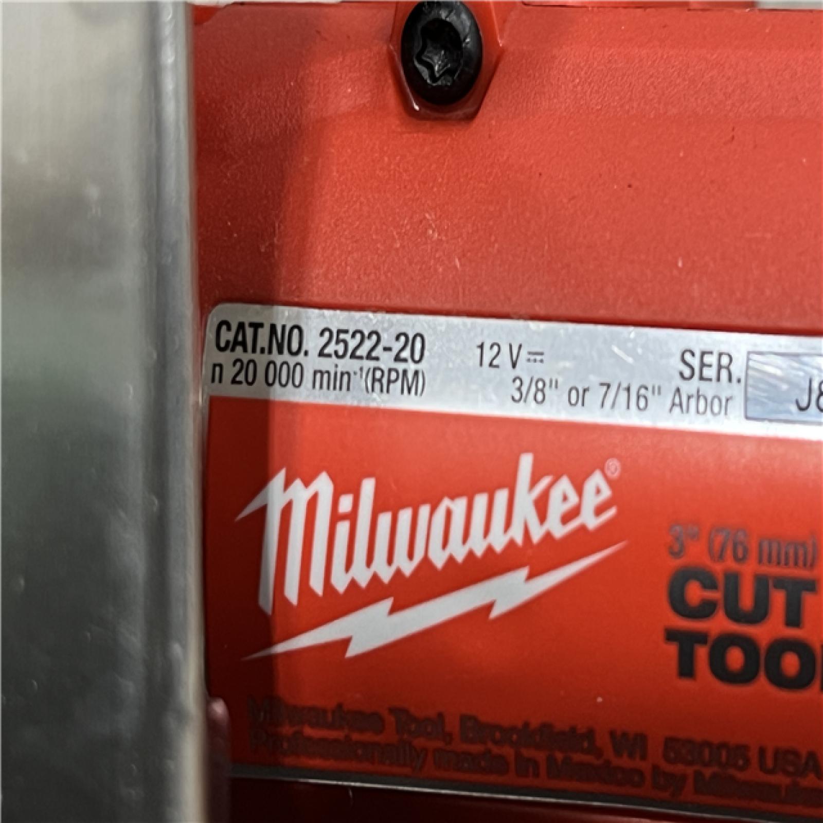 AS-IS Milwaukee FUEL 12V Lithium-Ion Brushless Cordless 3 in. Cut Off Saw (Tool-Only)