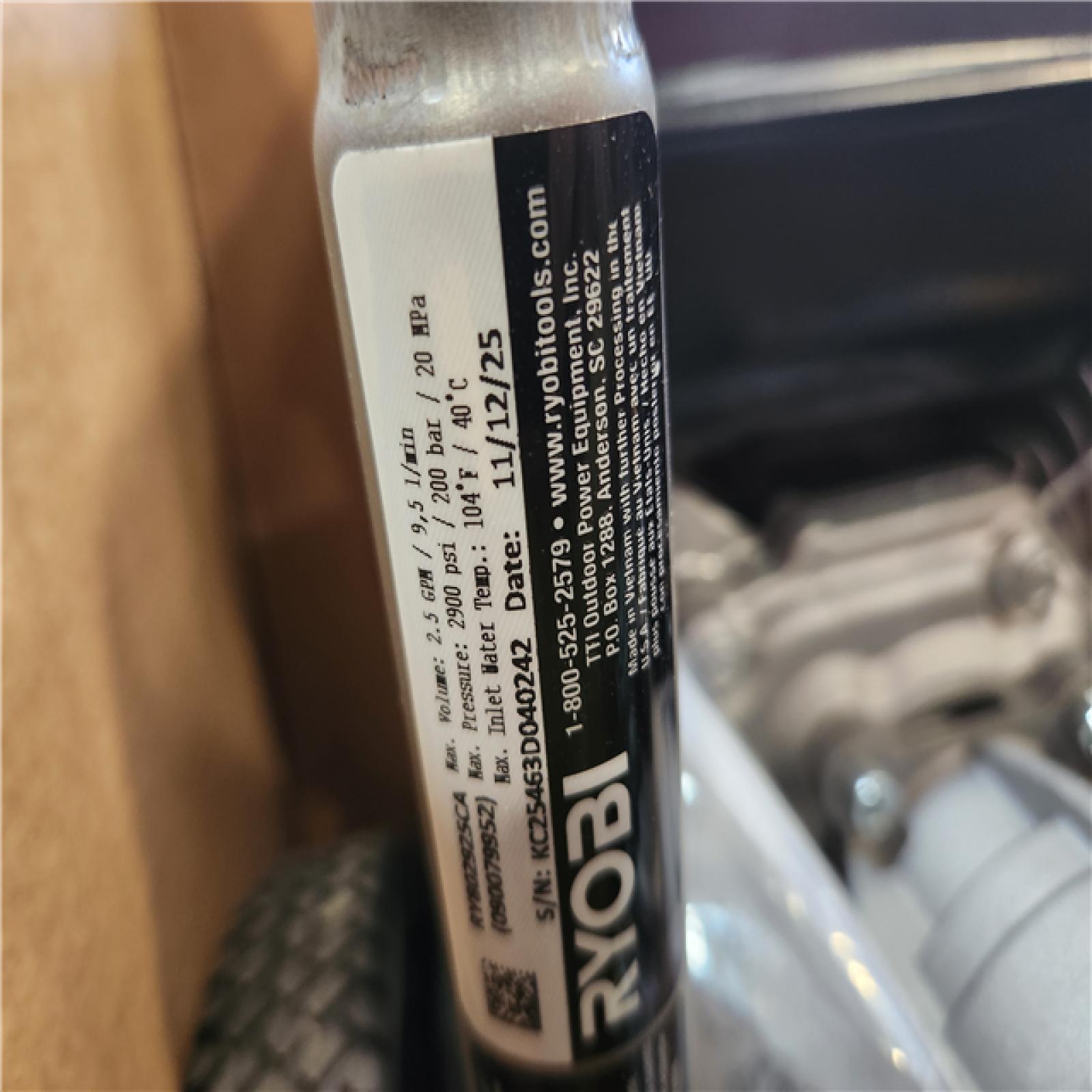 Phoenix RYOBI 2900 PSI 2.5 GPM Cold Water Gas Pressure Washer with 212cc Carb Compliant Engine