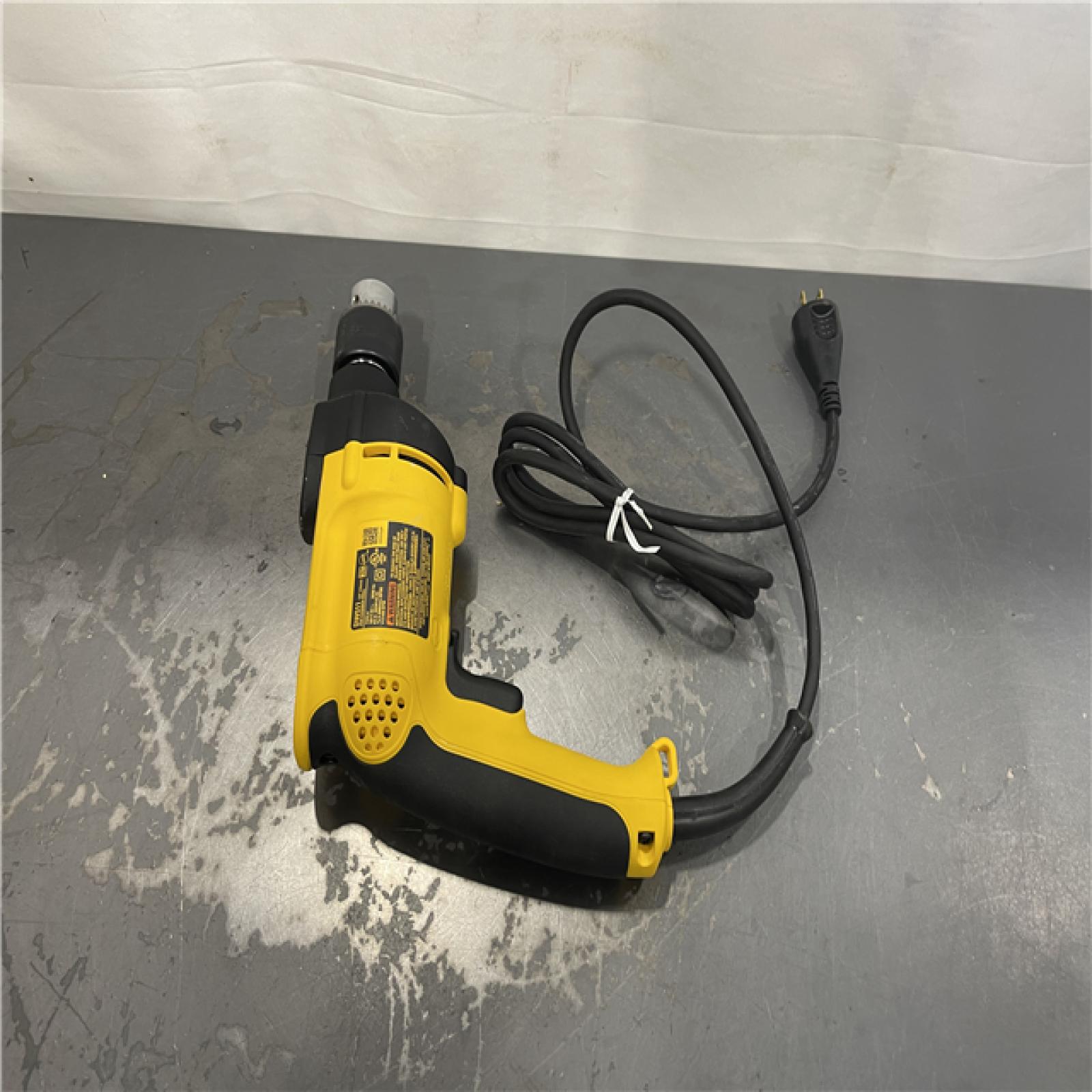AS-IS- DEWALT 7.8 Amp Corded 1/2 in. Variable Speed Reversible Hammer Drill