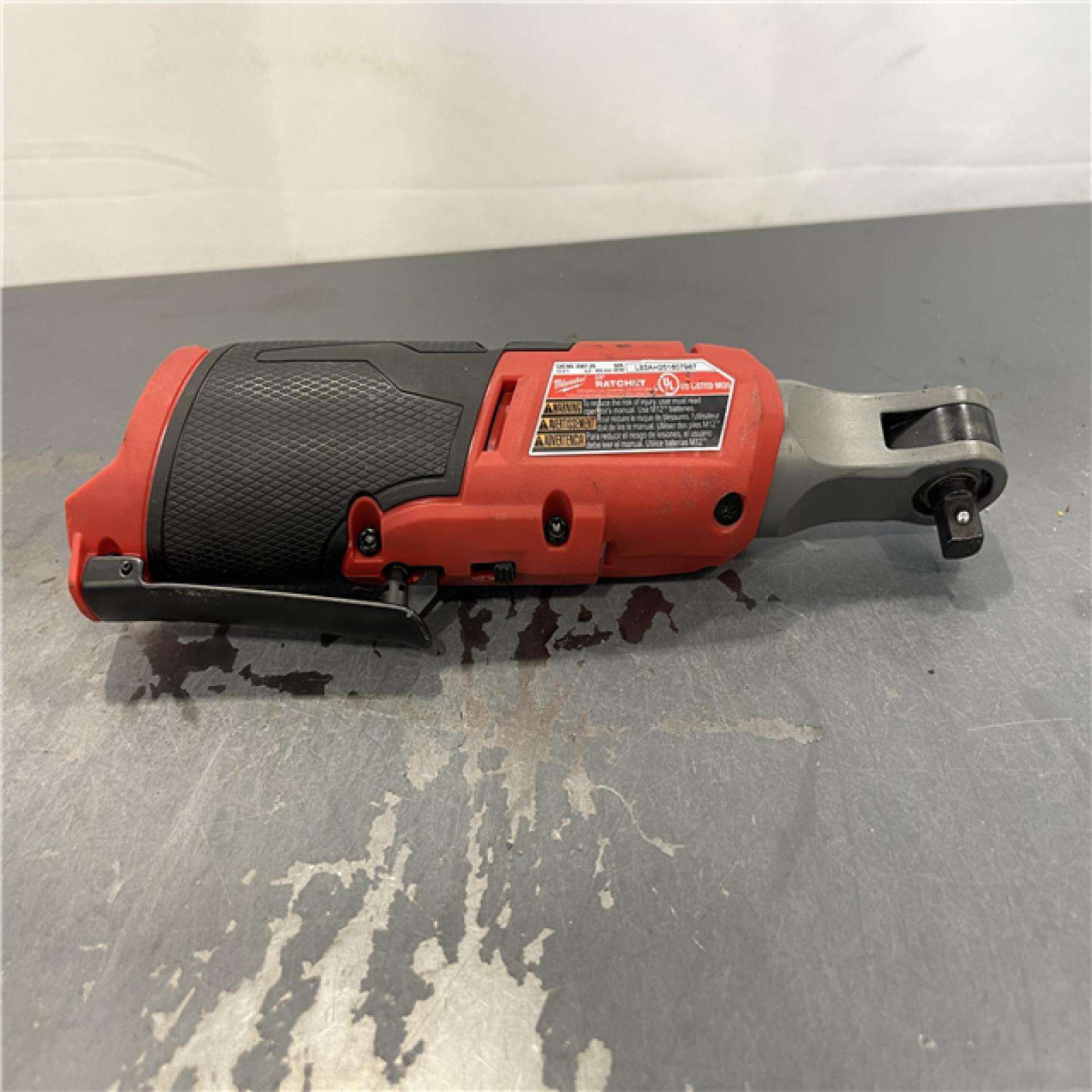 AS-IS - Milwaukee M12 FUEL 12-Volt Lithium-Ion Brushless Cordless High Speed 3/8 in. Ratchet