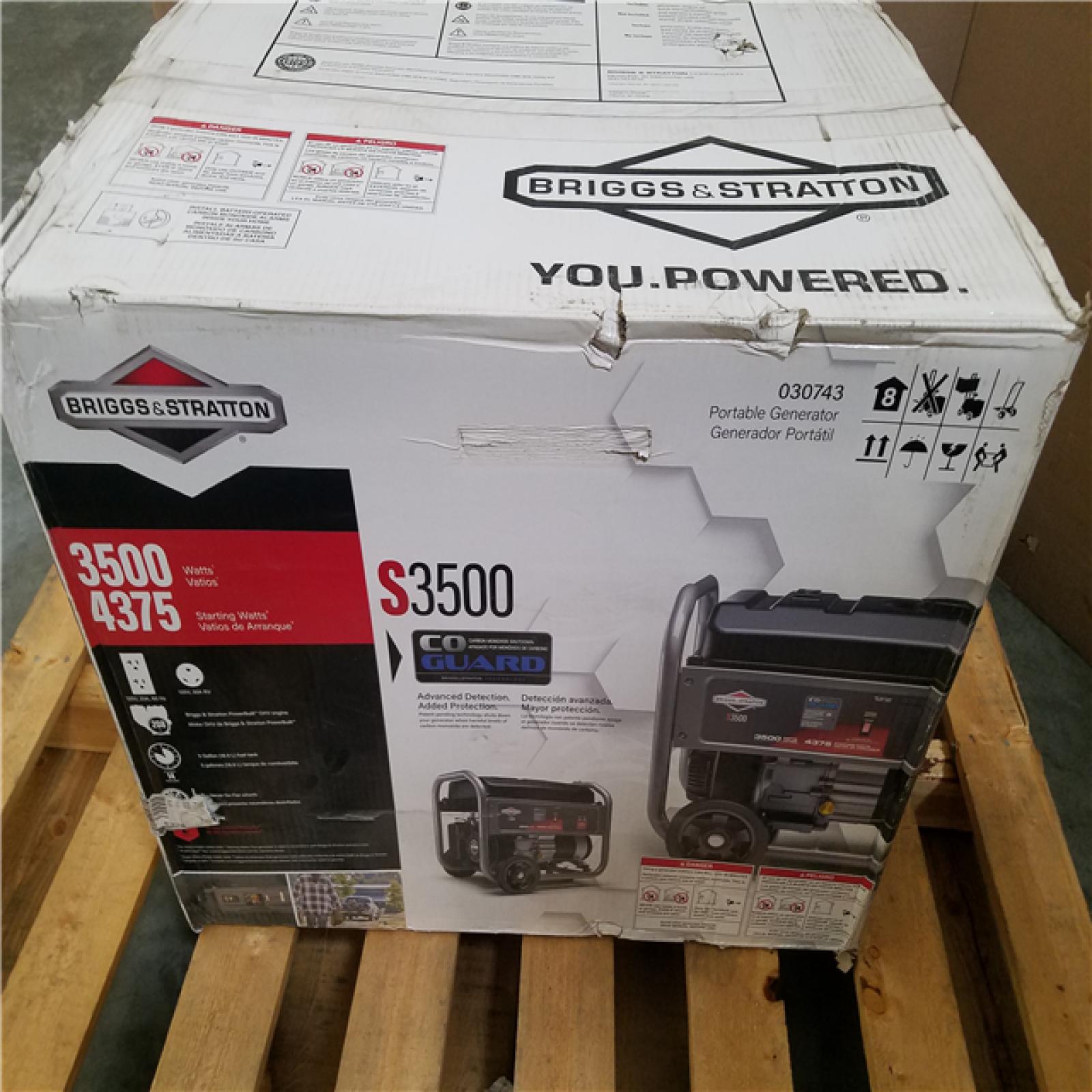 California AS-IS Briggs & Stratton Portable Generator