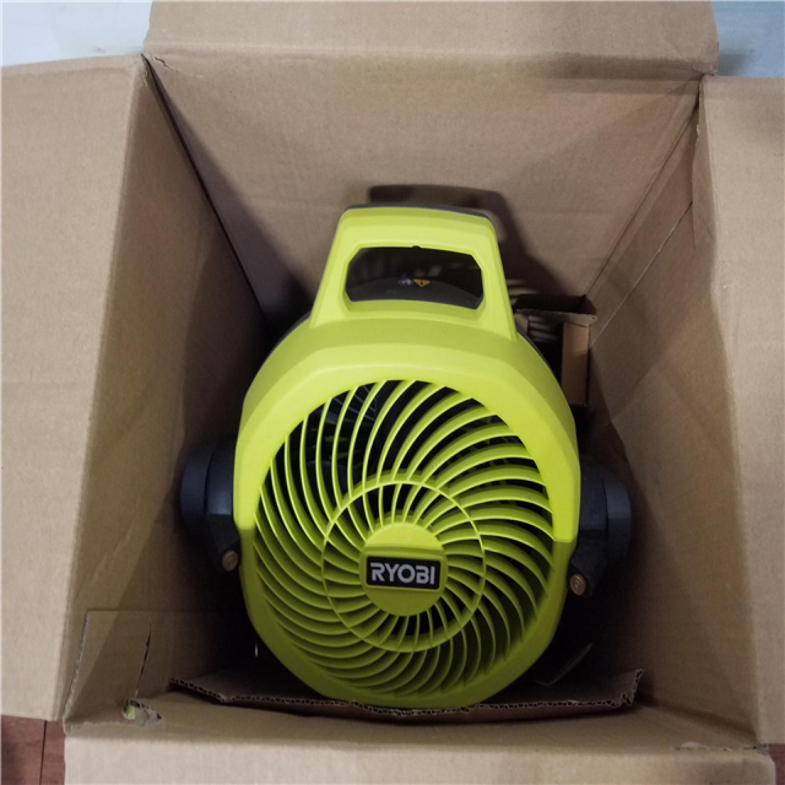 California NEW Ryobi One+ 18V 7.5 Bucket Top Misting Fan Kit  Includes (1) Battery & Charger