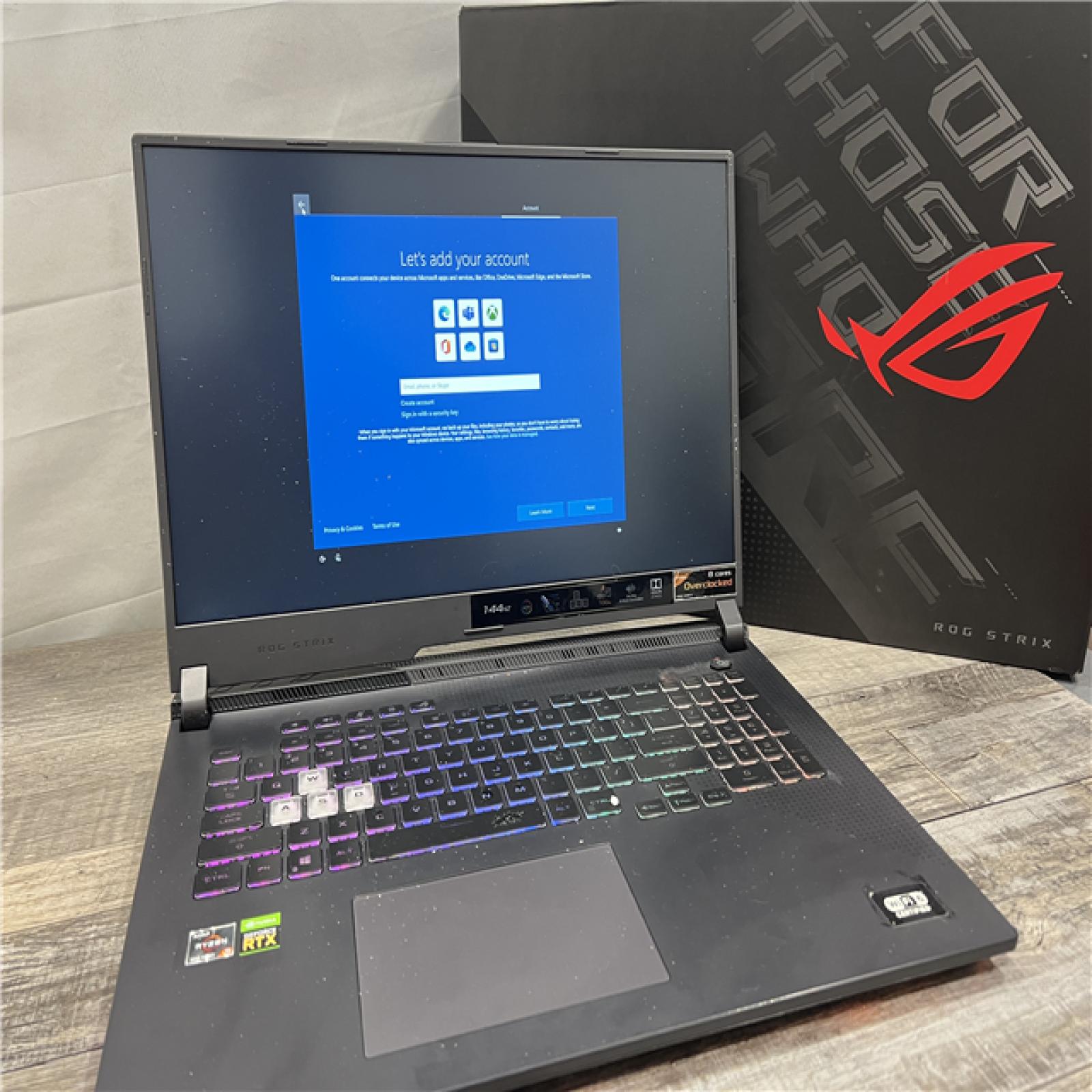 AS-IS Asus ROG Strix G713QE-PH96 17.3 FHD Ryzen 9 5900HX