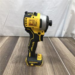AS-IS DEWALT ATOMIC 20V MAX Cordless Brushless Compact 1/4 in. Impact Driver (Tool Only)