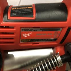 AS-IS Milwaukee M12 12V Lithium-Ion Cordless Grease Gun (Tool-Only)