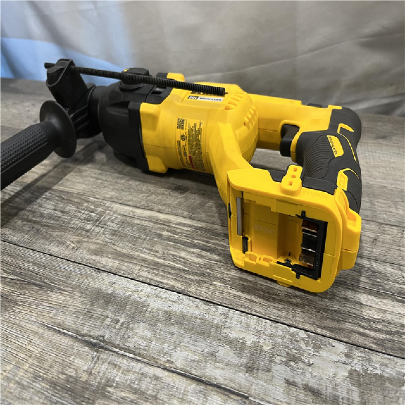 AS-IS DEWALT 20V MAX Cordless Brushless 1 in. SDS Plus D-Handle Concrete and Masonry Rotary Hammer (Tool Only)