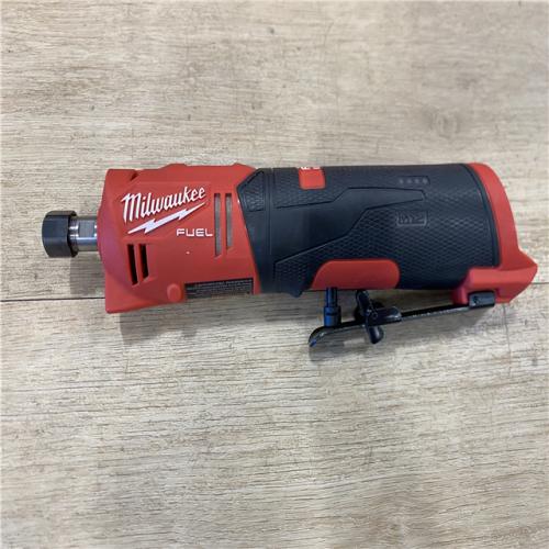 AS-IS Milwaukee FUEL 12V Lithium-Ion Brushless Cordless 1/4 in. Straight Die Grinder (Tool-Only)