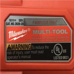 AS-IS Milwaukee 18V Lithium-Ion Cordless Oscillating Multi-Tool (Tool-Only)