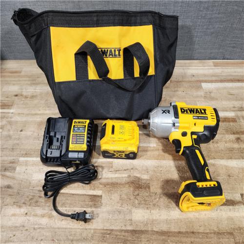 HOUSTON LOCATION - AS - IS DEWALT 20V MAX Lithium-Ion Cordless 1/2 in. Impact Wrench Kit