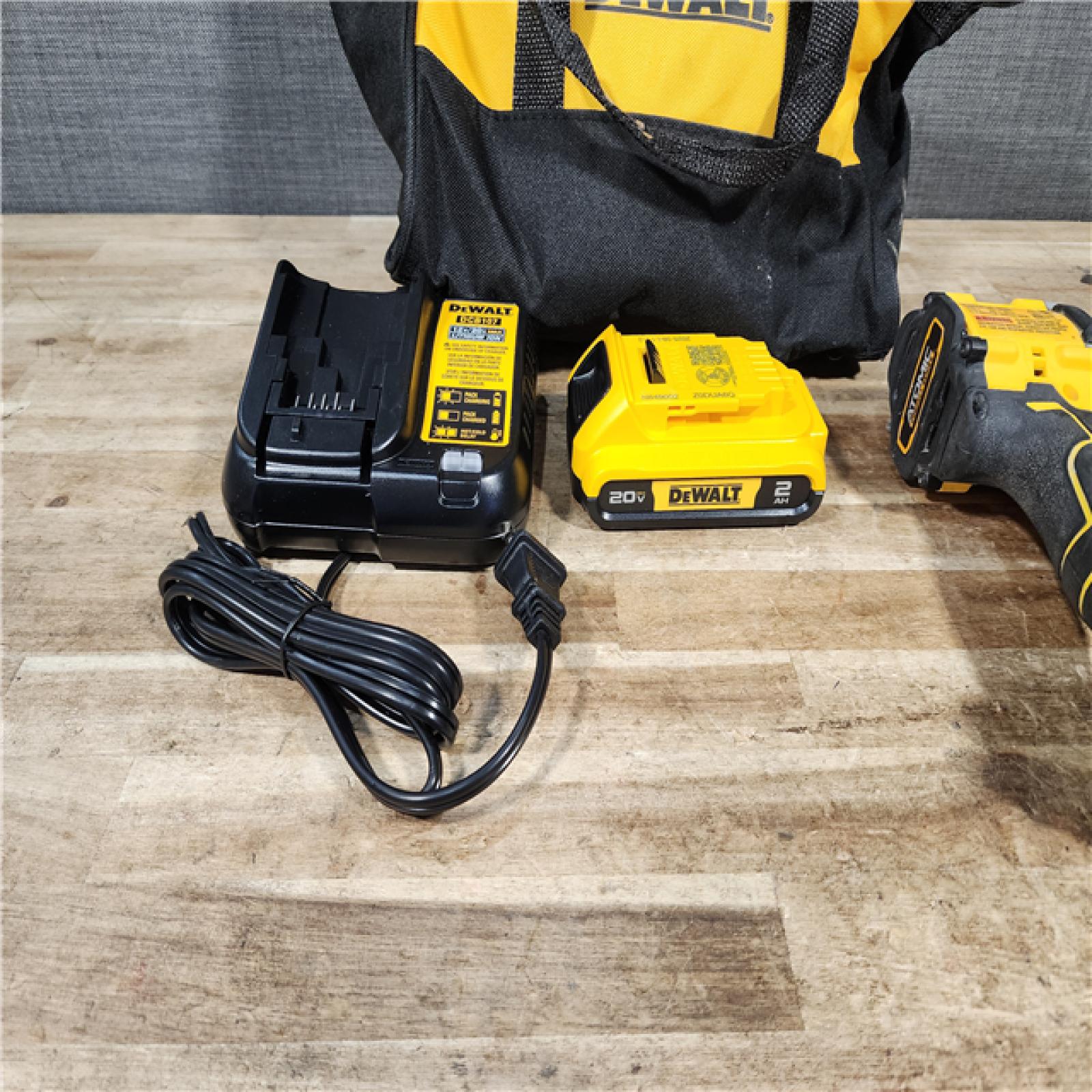 HOUSTON LOCATION - AS - IS DEWALT ATOMIC 20-Volt MAX Brushless Cordless 1/2 in. Drill Driver COMBO KIT