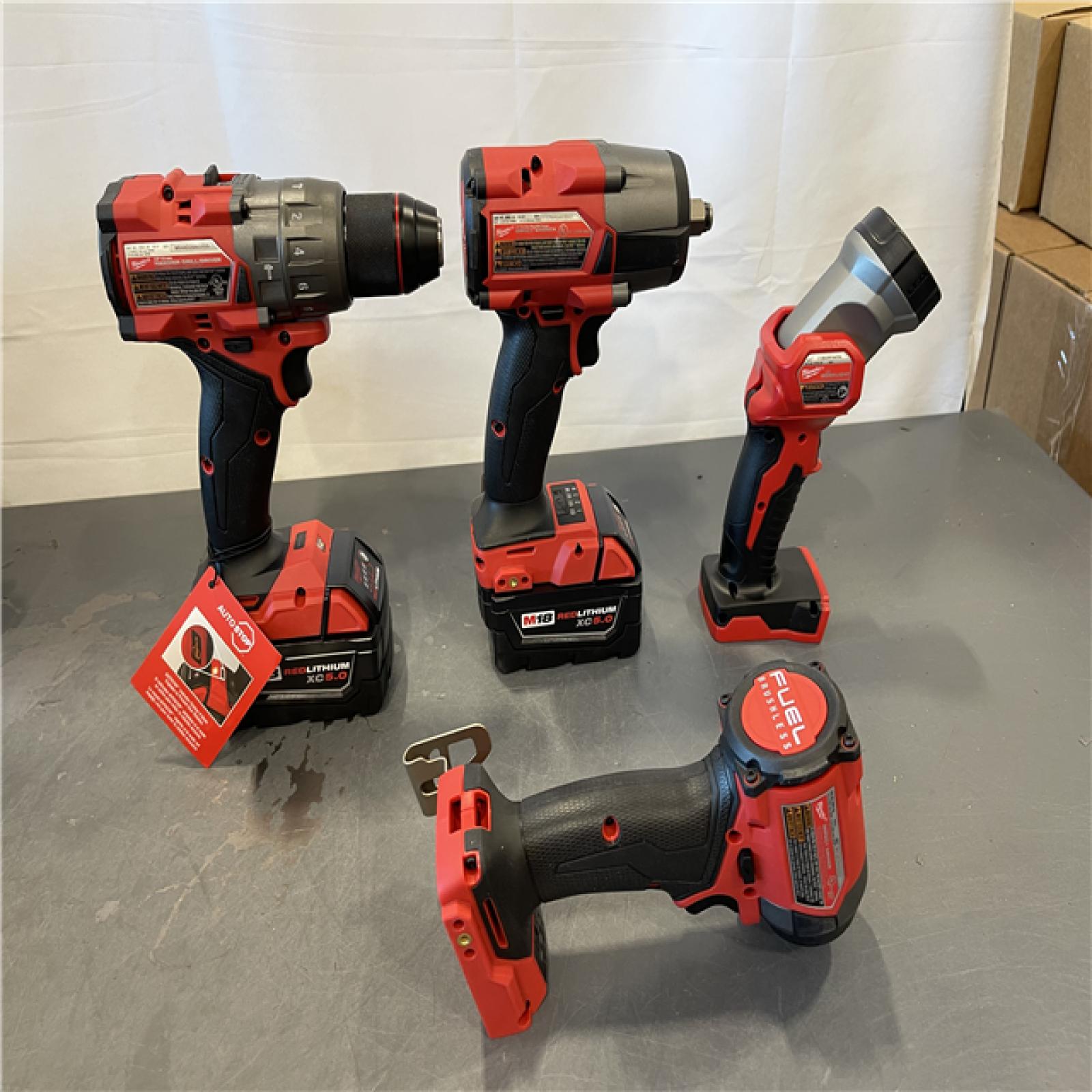 AS-IS - Milwaukee M18 FUEL 18V Lithium-Ion Brushless Cordless Combo Kit