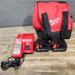 HOUSTON LOCATION - AS-IS Milwaukee M18 18V Lithium-Ion Brushless Cordless Compact Drill/Impact Combo Kit (2-Tool) W/(2) 2.0 Ah Batteries, Charger & Bag
