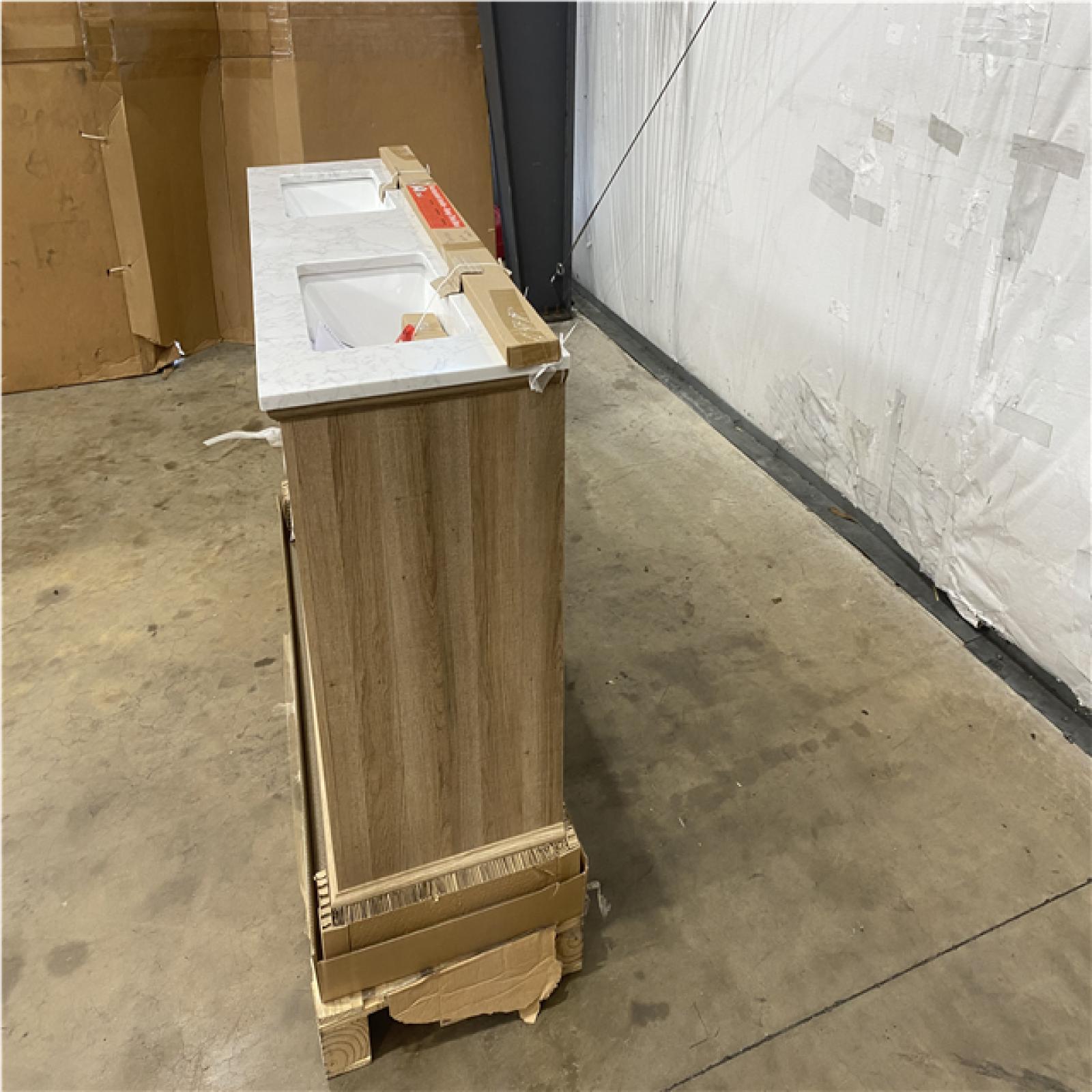 Houston Location - AS-IS home improvement pallet DOVETON 60 IN. VANITY