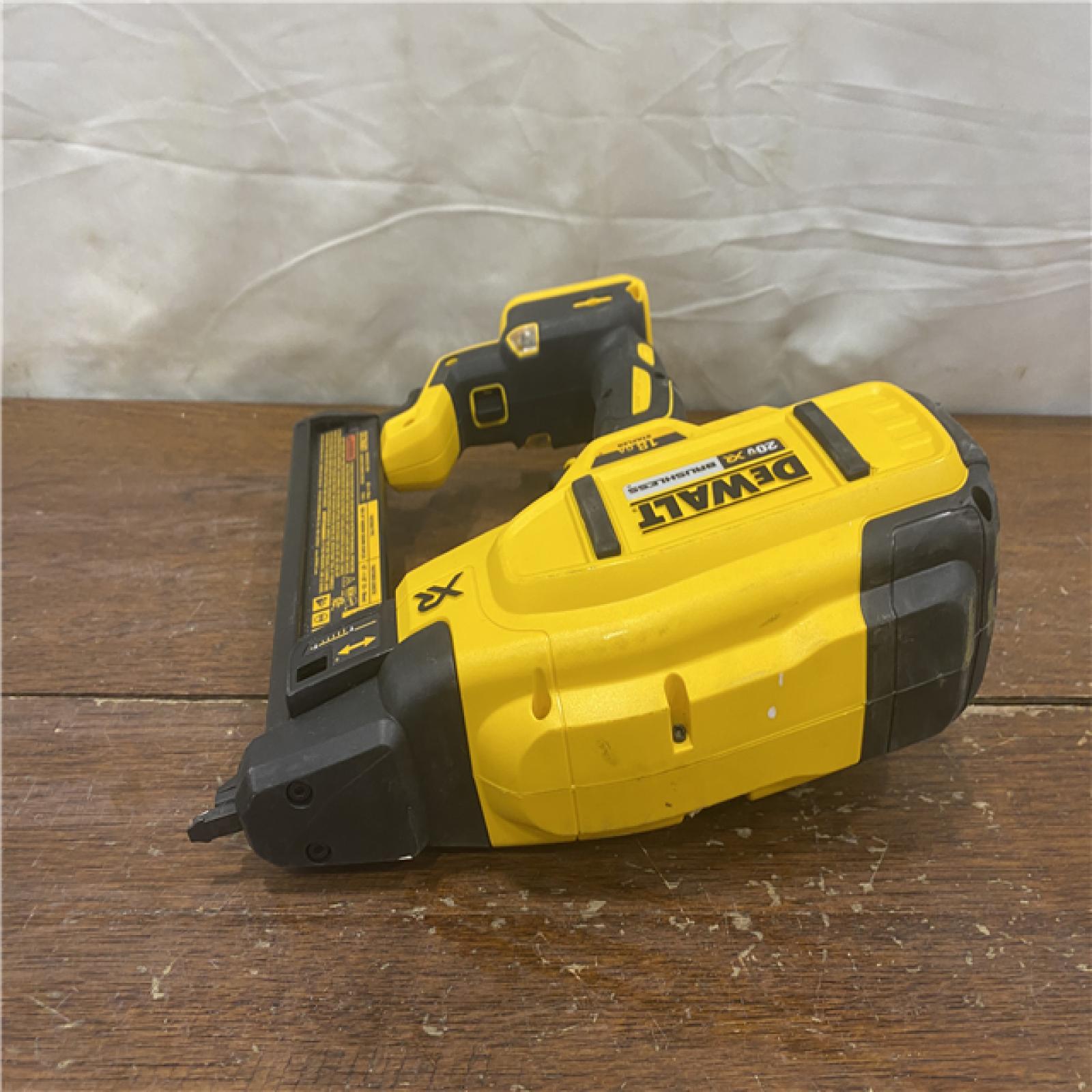 AS-IS DEWALT Cordless 18-Gauge Narrow Crown Stapler (Tool Only)