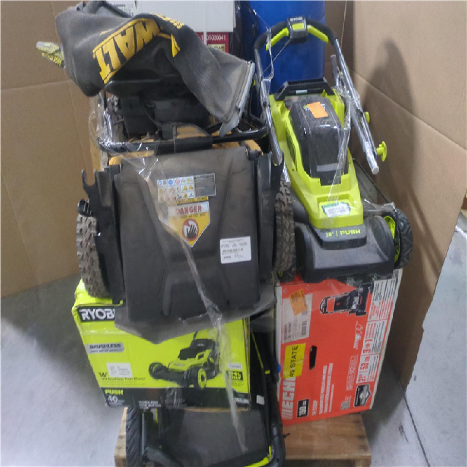 CALIFORNIA AS-IS OUTDOOR POWER EQUIPMENT