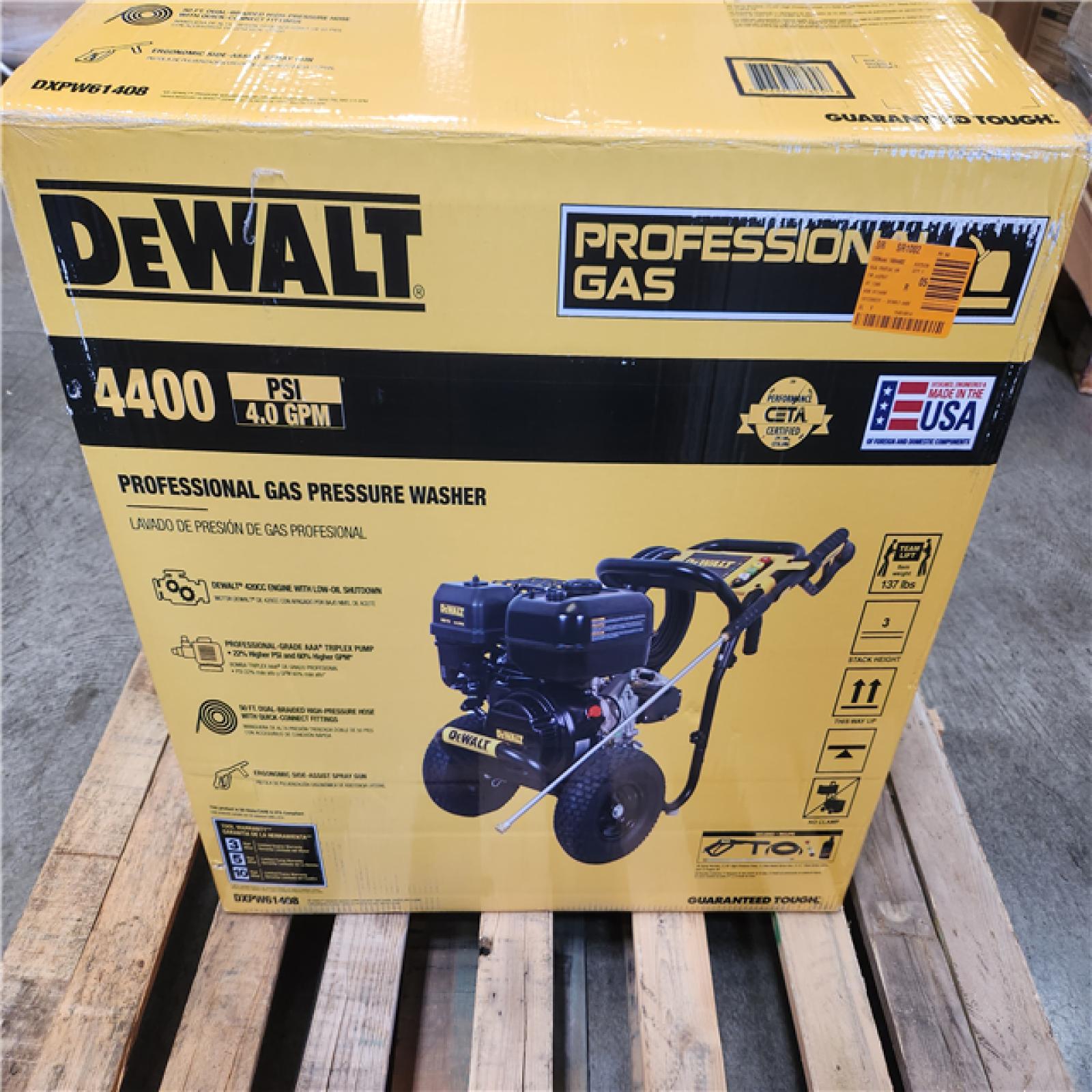 Phoenix NEW DEWALT 4400 PSI 4.0 GPM Gas Pressure Washer with 420cc Engine  Triplex Pump  Commercial Cold Water Power Washer