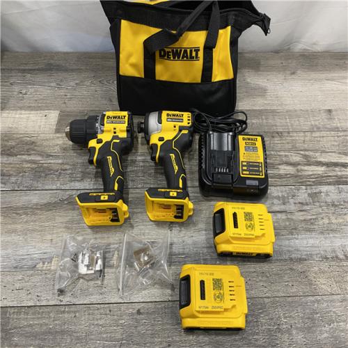 AS-IS DEWALT ATOMIC 20-Volt MAX Lithium-Ion Cordless Combo Kit