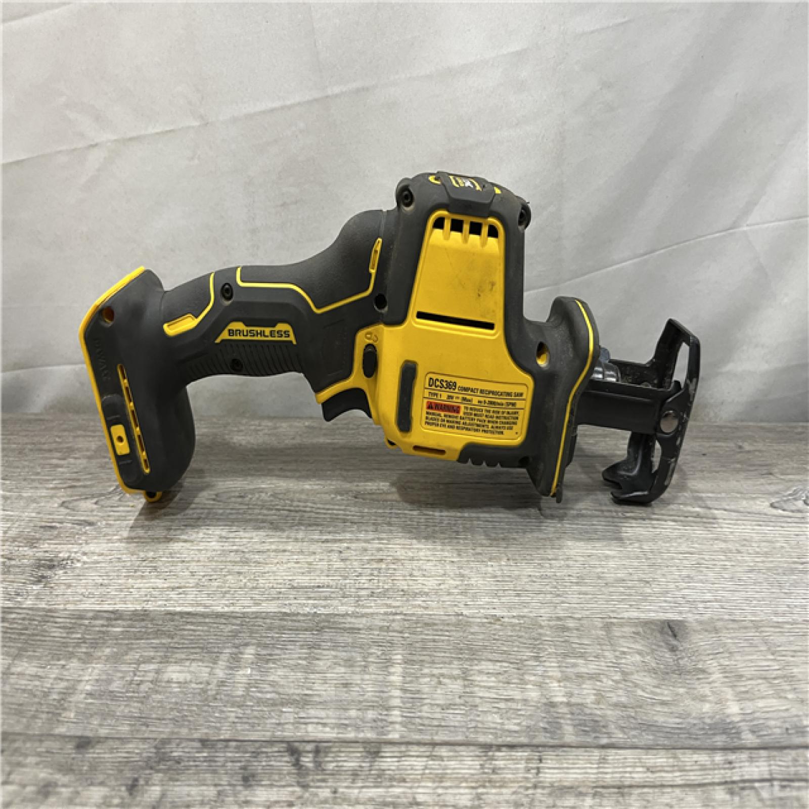 AS-IS DEWALT ATOMIC 20V MAX Cordless Brushless Compact Reciprocating Saw (Tool Only)