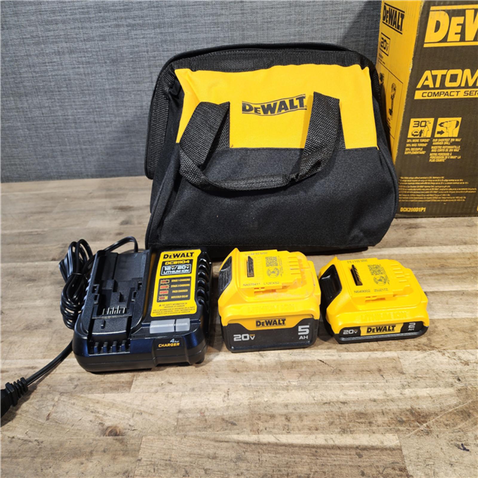 HOUSTON LOCATION - AS-IS DEWALT ATOMIC 20V MAX Lithium-Ion Cordless 2-Tool Combo Kit