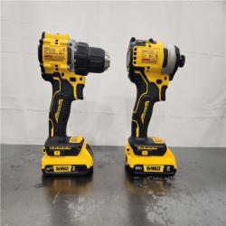 AS-IS- DEWALT ATOMIC 20-Volt MAX Lithium-Ion Cordless Combo Kit
