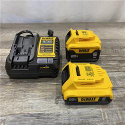 AS-IS DEWALT 20V MAX Lithium-Ion Battery Kit with 5.0Ah and 2.0Ah Battery and Charger