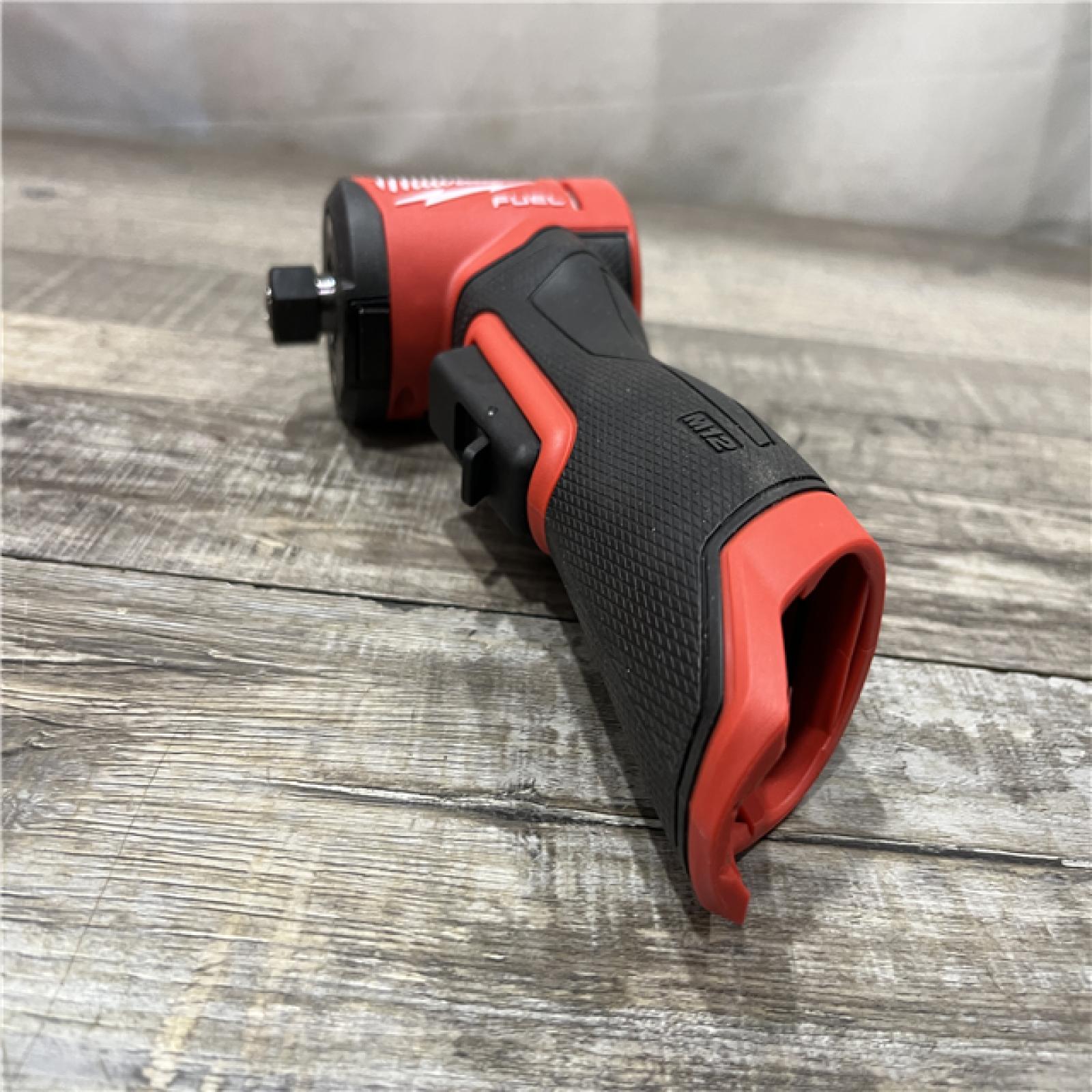 AS-IS Milwaukee FUEL 12V Lithium-Ion Brushless Cordless 1/4 in. Right Angle Die Grinder (Tool-Only)