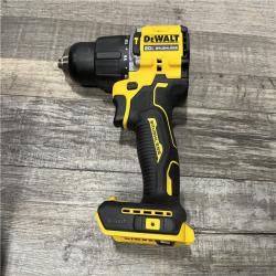 AS-IS DEWALT ATOMIC 20V Lithium-Ion Cordless 1/2 in. Hammer Drill Kit