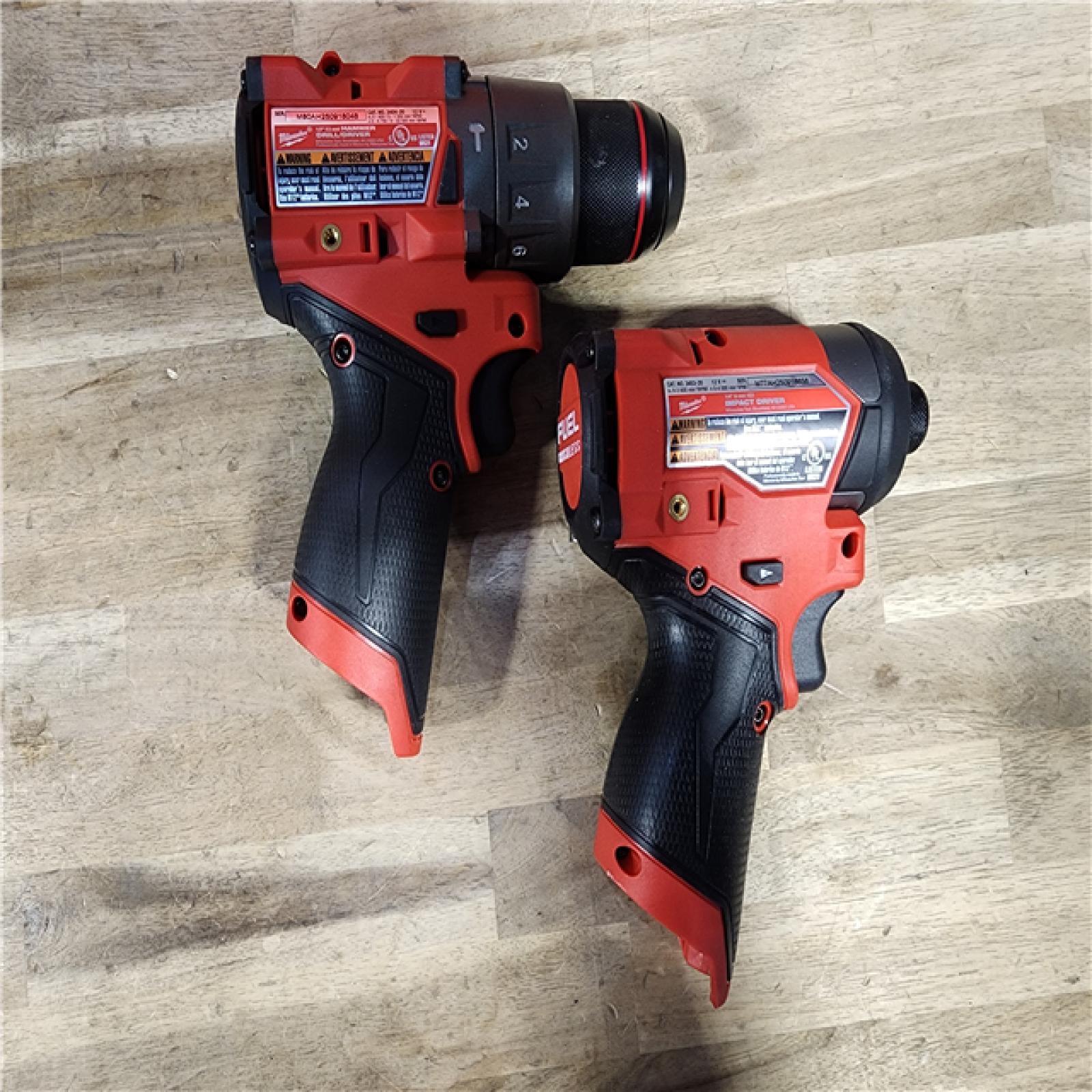 HOUSTON LOCATION - AS-IS (APPEARS LIKE NEW) Milwaukee 3497-22 12V Brushless Hammer Drill and Impact Driver Combo Kit
