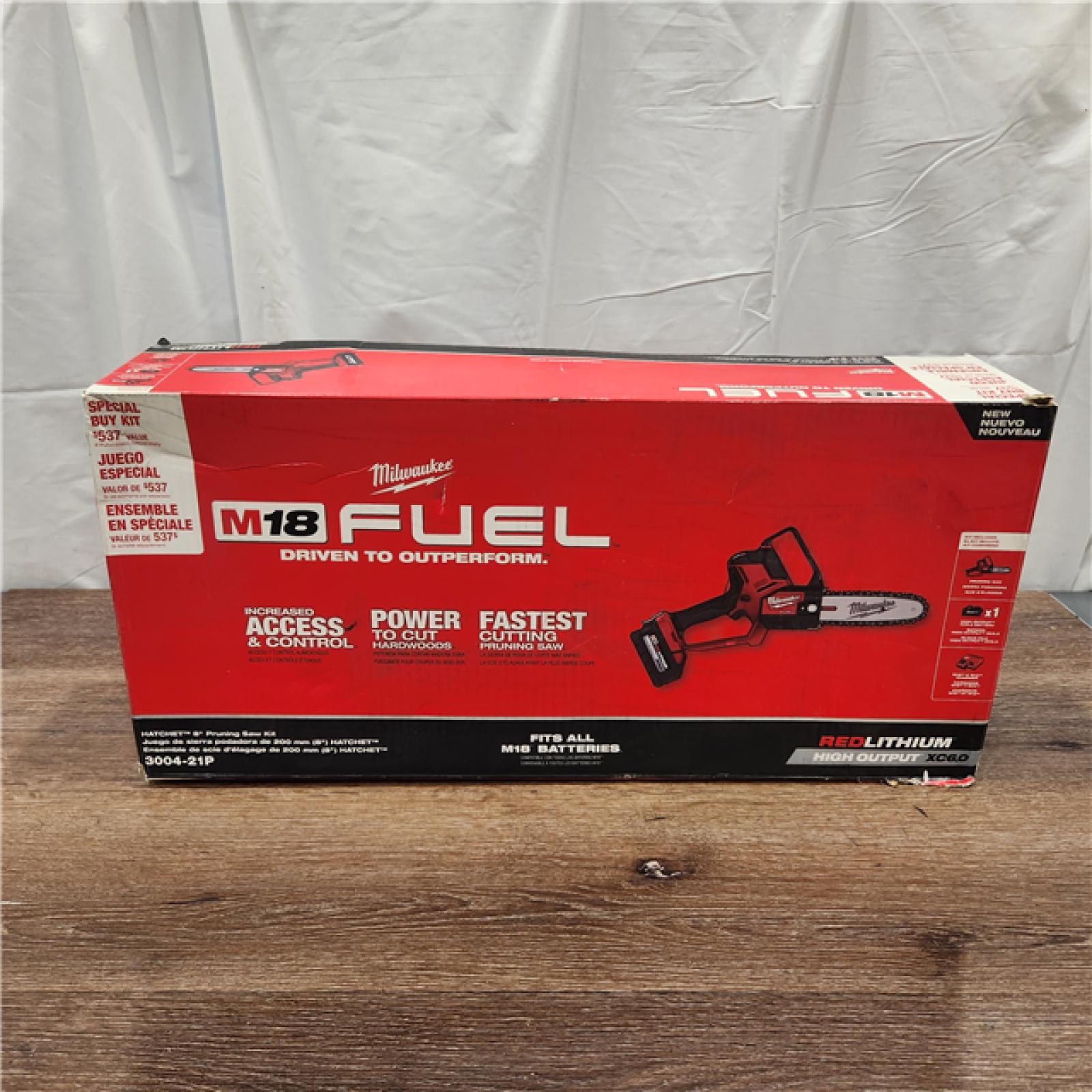 ASIS M18 FUEL 8 in. 18V LithiumIon Brushless HATCHET Pruning Saw Kit