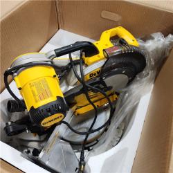 As-Is- DeWalt 15 Amp Corded 12 in. Compound Double Bevel Miter Saw