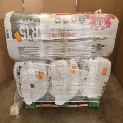 Phoenix NEW Owens Corning 15 in. x 47 in. R15 Thermafiber Fire and Sound Guard Plus Mineral Wool Insulation Batt Pallet (6-Bags)
