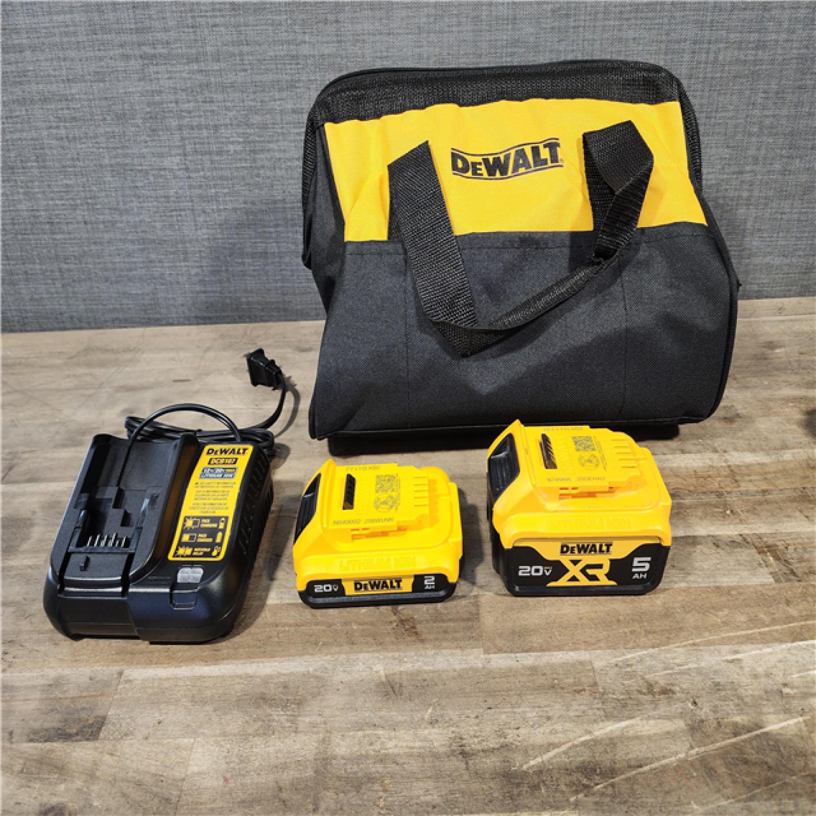 HOUSTON LOCATION - AS-IS DEWALT 2 TOOL COMBO KIT W/ (2) BATTERY & CHARGER