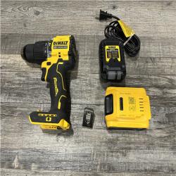 AS-IS DEWALT ATOMIC 20V Lithium-Ion Cordless 1/2 in. Hammer Drill Kit
