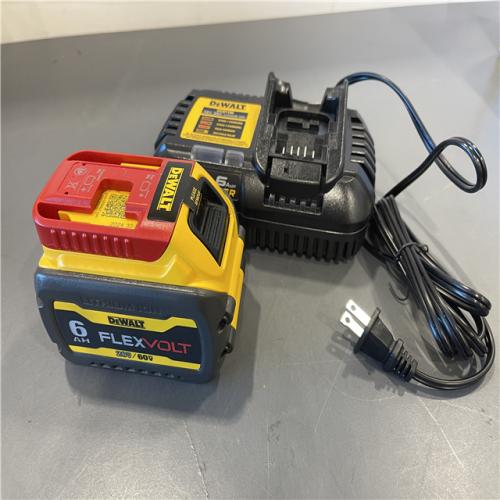 Like New! - DEWALT FLEXVOLT 20V/60V MAX Lithium-Ion 6.0Ah Battery Pack with 6 Amp Output Charger