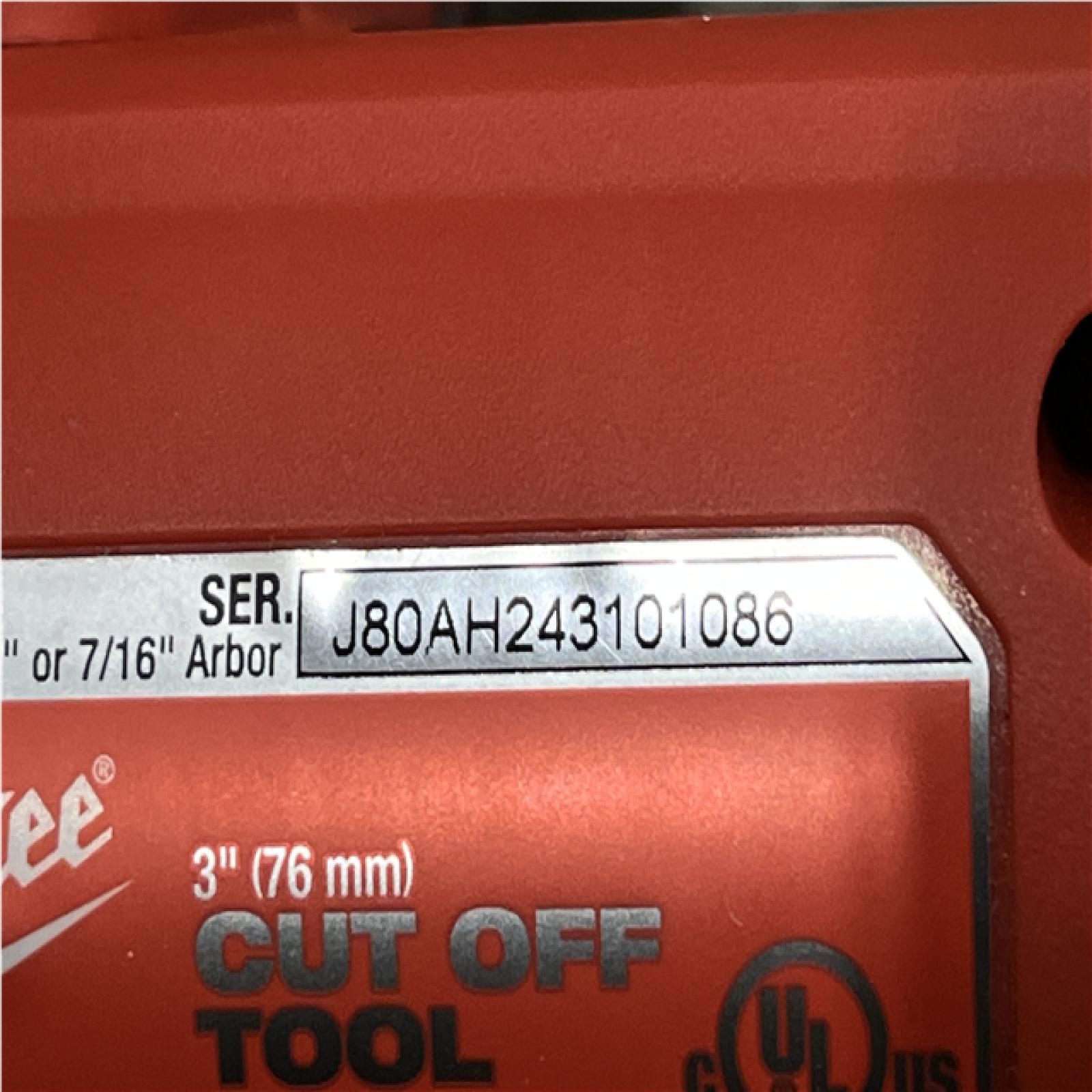AS-IS Milwaukee FUEL 12V Lithium-Ion Brushless Cordless 3 in. Cut Off Saw (Tool-Only)