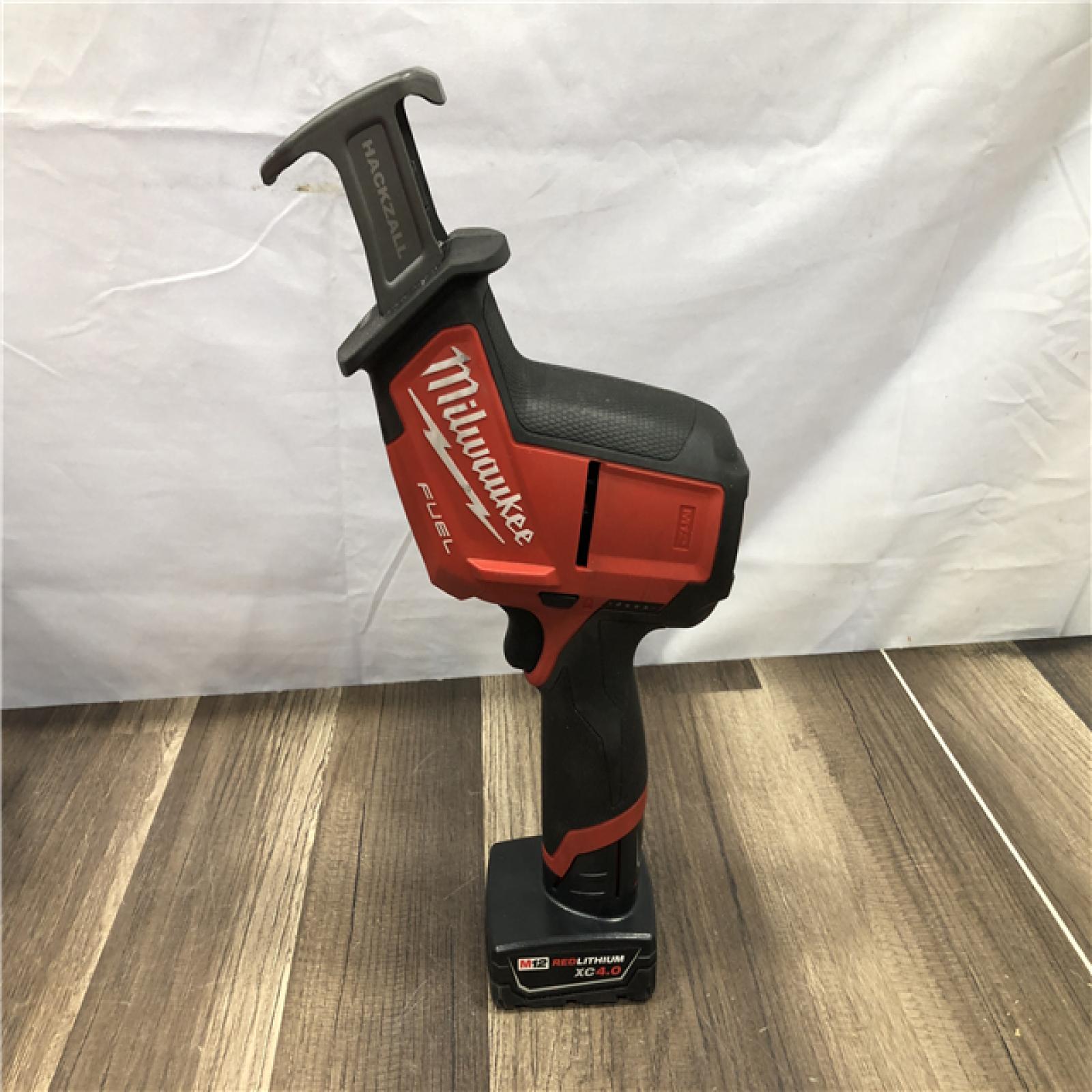 AS-IS Milwaukee FUEL 12V Lithium-Ion Brushless Cordless HACKZALL Reciprocating Saw Kit