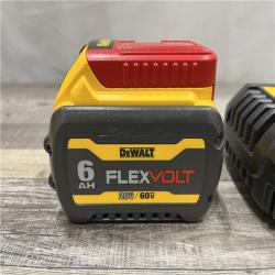 AS-IS DEWALT FLEXVOLT 20V/60V MAX Lithium-Ion 6.0Ah Battery Pack with Charger