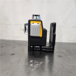 AS-IS- DEWALT 12V MAX Lithium-Ion 100 ft. Green Self-Leveling 3-Beam 360 Degree Laser Level with 2.0Ah Battery  Charger and Case