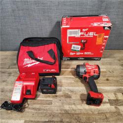 HOUSTON LOCATION - AS-IS Milwaukee FUEL 18V Lithium-Ion Brushless Cordless 1/2 in. Impact Wrench w/Friction Ring Kit