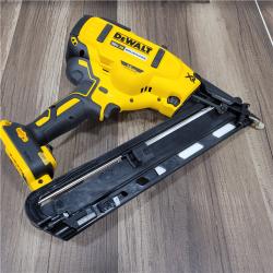 AS-IS DeWalt 20V MAX XR 15 Ga. Cordless 34 Deg Nailer Kit (Battery & Charger) 20 V