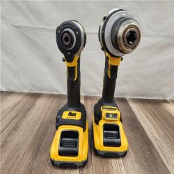 AS-IS- DEWALT 20V MAX XR 2-Tool Combo Kit with POWERPACK